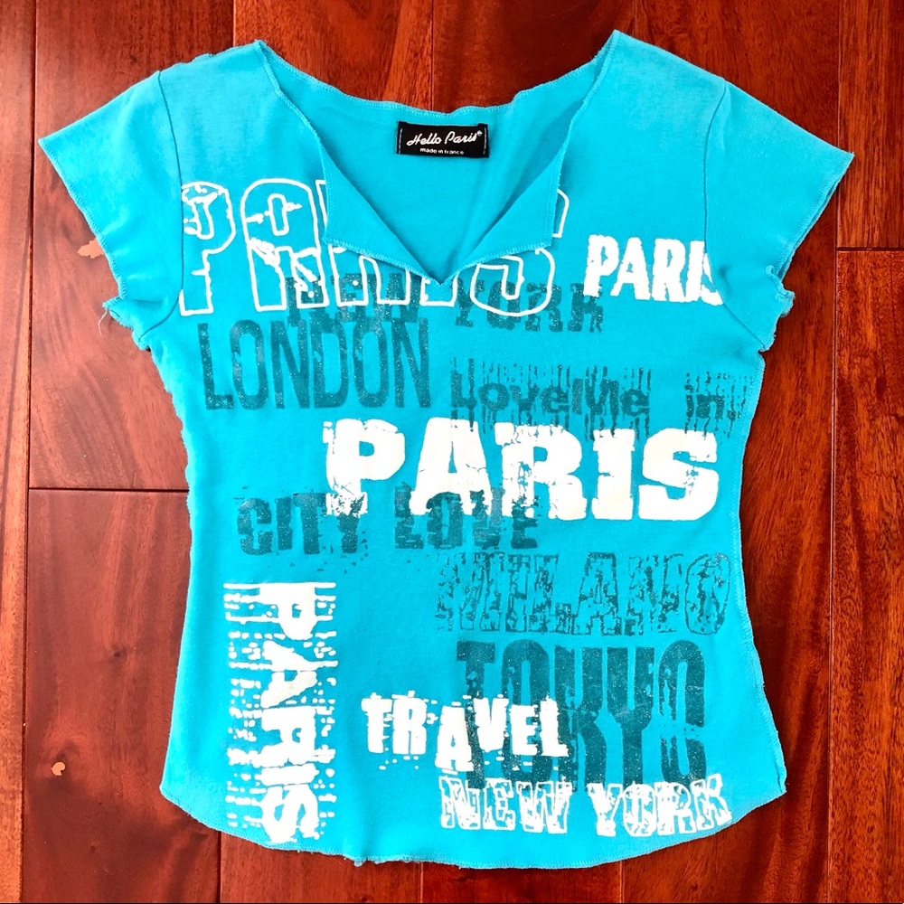 Hello Paris! Made in France Souvenir shirt XS